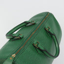 LOUIS VUITTON Epi Speedy 35 Hand Bag Borneo Green M42994 LV Auth 190444SAV-6