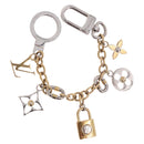 LOUIS VUITTON Chain LV Padlock Bag Charm metal Gold Tone M00538 LV Auth 190446M-1