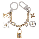 LOUIS VUITTON Chain LV Padlock Bag Charm metal Gold Tone M00538 LV Auth 190446M-13