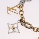 LOUIS VUITTON Chain LV Padlock Bag Charm metal Gold Tone M00538 LV Auth 190446M-2
