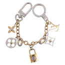 LOUIS VUITTON Chain LV Padlock Bag Charm metal Gold Tone M00538 LV Auth 190446M-7