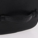 CHANEL Vanity Hand Bag Caviar Skin Black Gold CC Auth 190449V-7