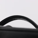 CHANEL Vanity Hand Bag Caviar Skin Black Gold CC Auth 190449V-8