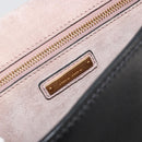Miu Miu Shoulder Bag Leather Black Gold Auth 190450M-17