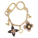 LOUIS VUITTON Monogram Bijoux Sac Chainne Bag Charm Gold M63086 LV Auth 190451M-1