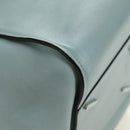 LOEWE Hammock Hand Bag Leather 2way Light Blue Silver Auth 190453A-18