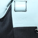LOEWE Hammock Hand Bag Leather 2way Light Blue Silver Auth 190453A-25