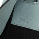 LOEWE Hammock Hand Bag Leather 2way Light Blue Silver Auth 190453A-12