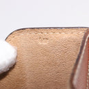 LOEWE Briefcase Leather Brown Gold Auth 190454-12