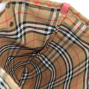BURBERRY Nova Check Tote Bag Canvas Beige Silver Auth 190455M-19