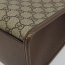 GUCCI GG Supreme Donald duck Hand Bag PVC 2way Beige Gold 648134 Auth 190456M-14