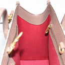 GUCCI GG Supreme Donald duck Hand Bag PVC 2way Beige Gold 648134 Auth 190456M-20
