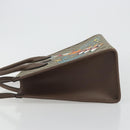GUCCI GG Supreme Donald duck Hand Bag PVC 2way Beige Gold 648134 Auth 190456M-5