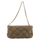 CHANEL Bubble Quilt Chain Shoulder Bag Lamb Skin Brown Gold CC Auth 190462SAV-2