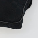GUCCI GG Canvas Web Sherry Line Shoulder Bag Black Silver 256100 Auth 190463A-16