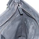 GUCCI GG Canvas Web Sherry Line Shoulder Bag Black Silver 256100 Auth 190463A-20