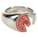 HERMES Carrousel Ring Ag925 Silver Auth 190466M-1
