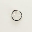 HERMES Carrousel Ring Ag925 Silver Auth 190466M-7