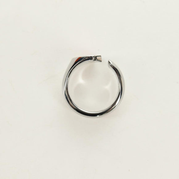 HERMES Carrousel Ring Ag925 Silver Auth 190466M