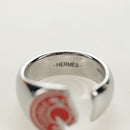 HERMES Carrousel Ring Ag925 Silver Auth 190466M-9