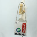 LOUIS VUITTON Monogram White Flat Vertical 2way Multicolor M44627 Auth 190470M-29