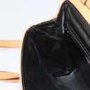 CELINE Circle Shoulder Bag Leather Orange Gold Auth 190471A-20