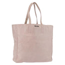 Miu Miu Hand Bag Leather Pink Silver Auth 190473A-1