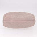 Miu Miu Hand Bag Leather Pink Silver Auth 190473A-5