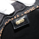 FENDI Hand Bag Canvas Black Gold Auth 190474-17
