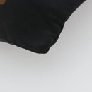 FENDI Tote Bag Canvas Black Gold Auth 190475-14