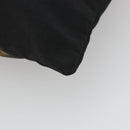 FENDI Tote Bag Canvas Black Gold Auth 190475-16