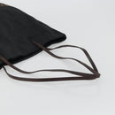 FENDI Tote Bag Canvas Black Gold Auth 190475-7