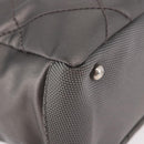 CHANEL Paris Biarritz PM Hand Bag PVC Canvas Gray Silver CC Auth 190477A-9