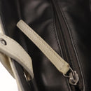 CHANEL Paris Biarritz PM Hand Bag PVC Canvas Gray Silver CC Auth 190477A-18