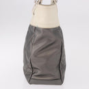CHANEL Paris Biarritz PM Hand Bag PVC Canvas Gray Silver CC Auth 190477A-4