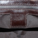 FENDI Zucca Canvas Mamma Baguette Shoulder Bag Black Brown Auth 190478V-21
