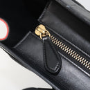 CELINE Luggage Micro Shopper Hand Bag Canvas Beige Gold Auth 190479A-20