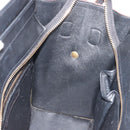 CELINE Luggage Micro Shopper Hand Bag Canvas Beige Gold Auth 190479A-22