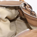 Chloe Paddington Hand Bag Leather Beige Gold Silver Auth 190482V-23