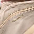 CHANEL Matelasse Chain Shoulder Bag Leather Pink Gold CC Auth 190487-20