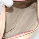 CHANEL Matelasse Chain Shoulder Bag Leather Pink Gold CC Auth 190487-10