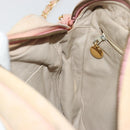 CHANEL Matelasse Chain Shoulder Bag Leather Pink Gold CC Auth 190487-22