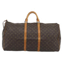LOUIS VUITTON Monogram Keepall 60 Boston Bag M41422 LV Auth 190488-2