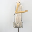 PRADA Galleria Hand Bag Safiano Leather 2way Silver Auth 190490A-28