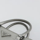PRADA Galleria Hand Bag Safiano Leather 2way Silver Auth 190490A-9
