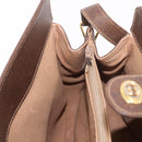 GUCCI GG Supreme Web Sherry Line Bag PVC Beige Gold 116 02 076 Auth 190492-23