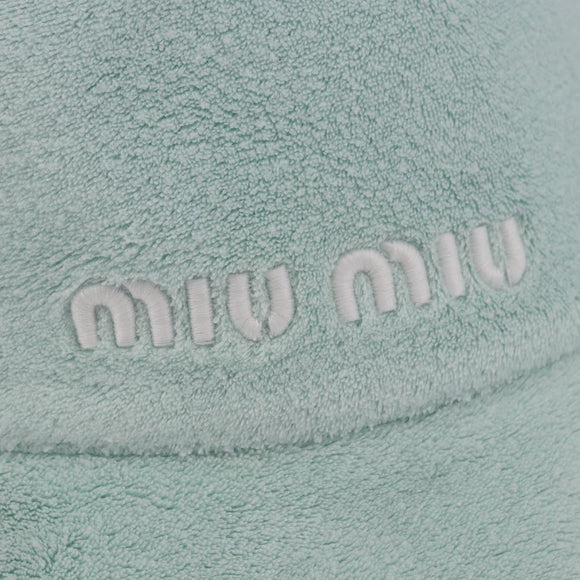 Miu Miu Bucket Hat Pile S Green Auth 190493M