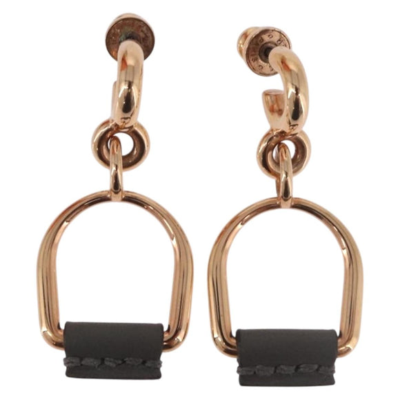 HERMES Pierce Eritage metal Pink Gold Auth 190494M