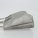GUCCI GG implementation Tote Bag PVC Silver 211137 Auth 190504A-4