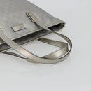 GUCCI GG implementation Tote Bag PVC Silver 211137 Auth 190504A-7